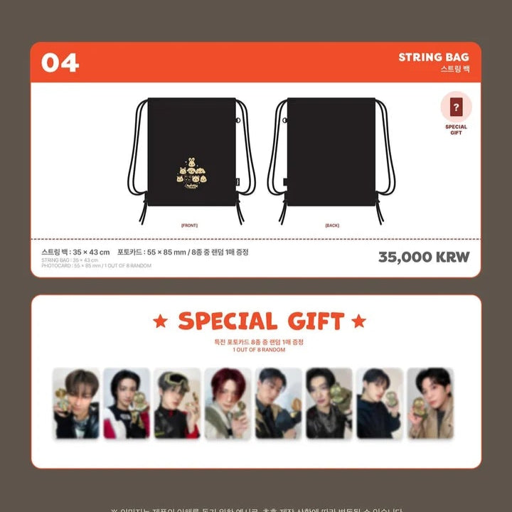 ATEEZ - ANITEEZ IN TREASURE POP-UP MD STRING BAG