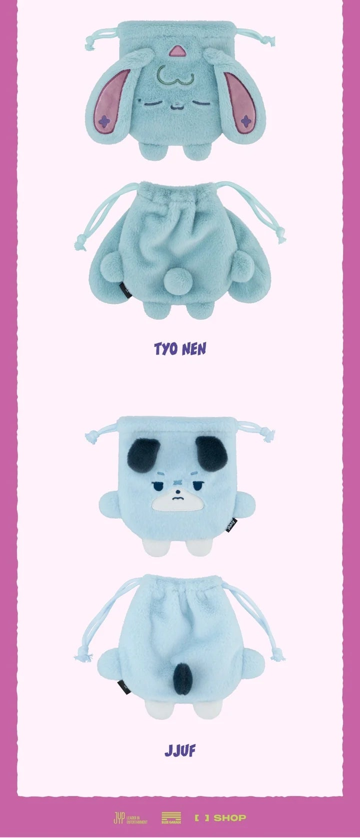 (PRE-ORDER) XDINARY HEROES - XCLUSIVE PARTY 2ND FANMEETING OFFICIAL MD XDINARY MONSTERS STRING POUCH