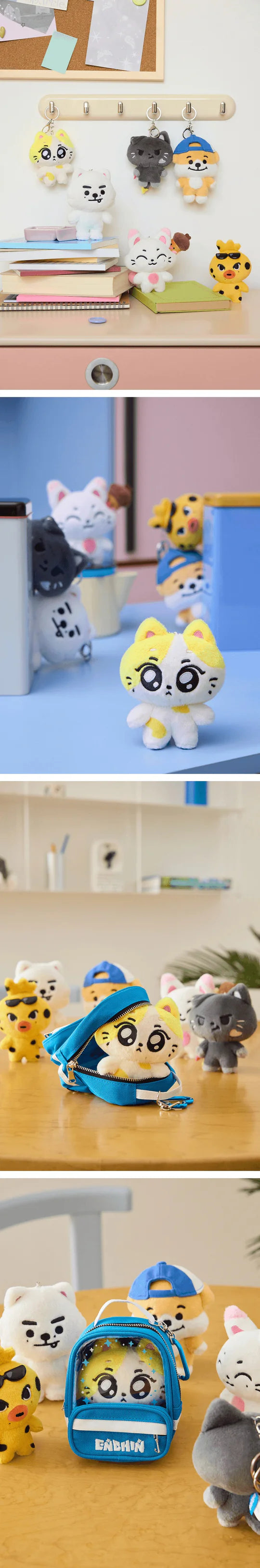 (PRE-ORDER) ENHYPEN - ENCHIN OFFICIAL CHARACTER MD PLUSH KEYRING