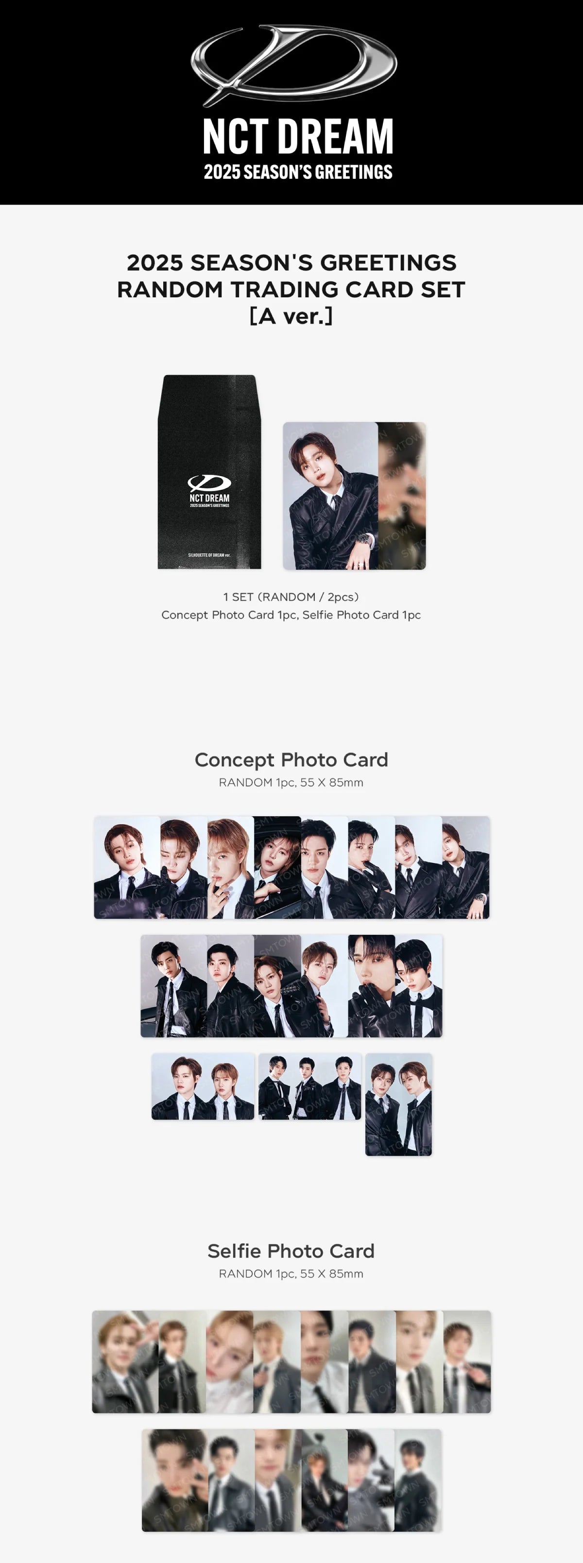 NCT DREAM - 2025 SEASON'S GREETINGS OFFICIAL MD RANDOM TRADING CARD
