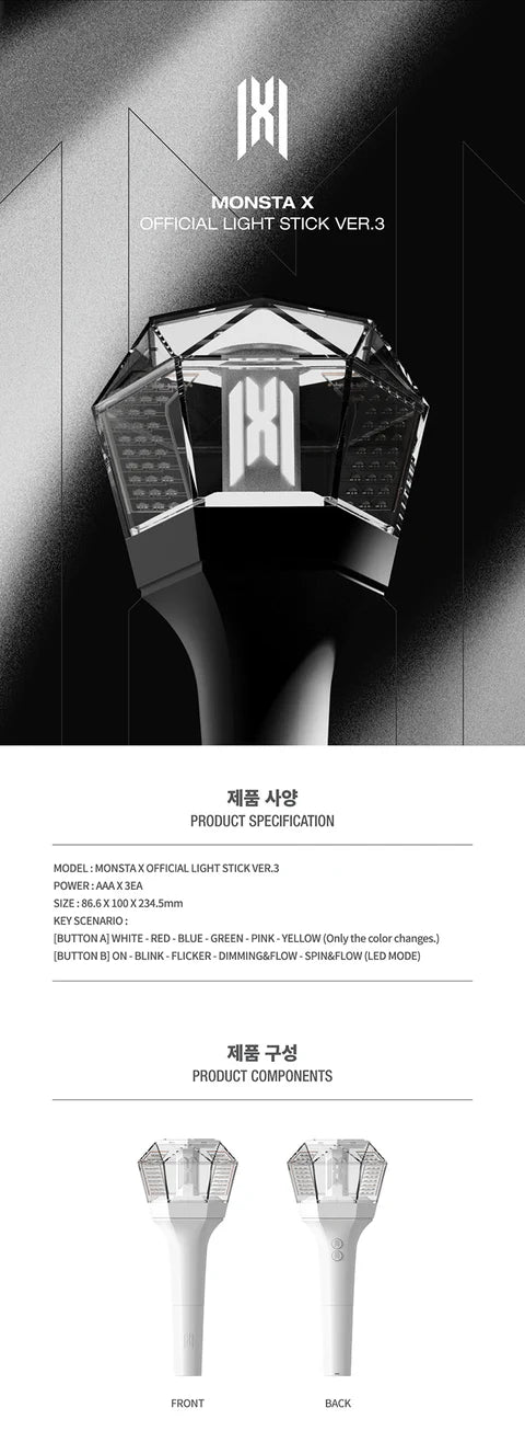 MONSTA X OFFICIAL LIGHT STICK