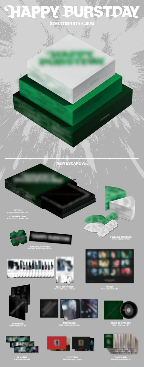 SEVENTEEN - HAPPY BURSTDAY 5TH ALBUM POB