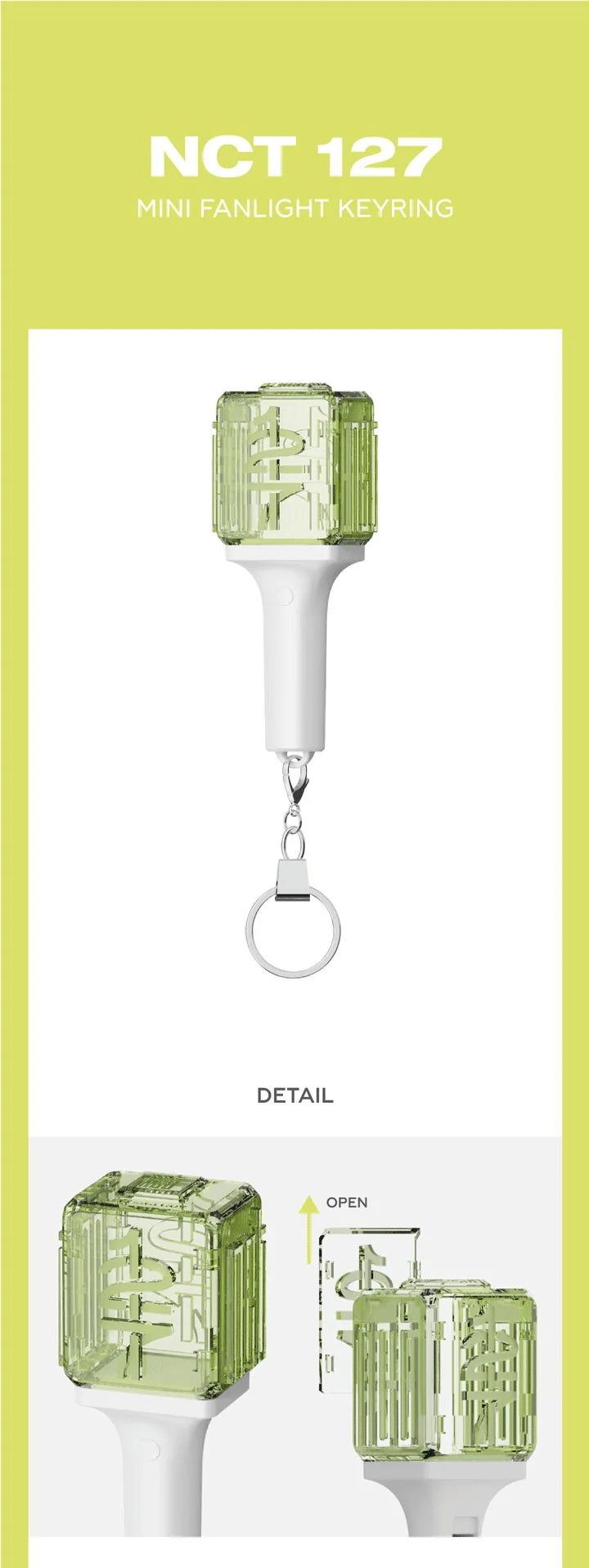 NCT 127 - MINI FANLIGHT KEYRING VER.2.0