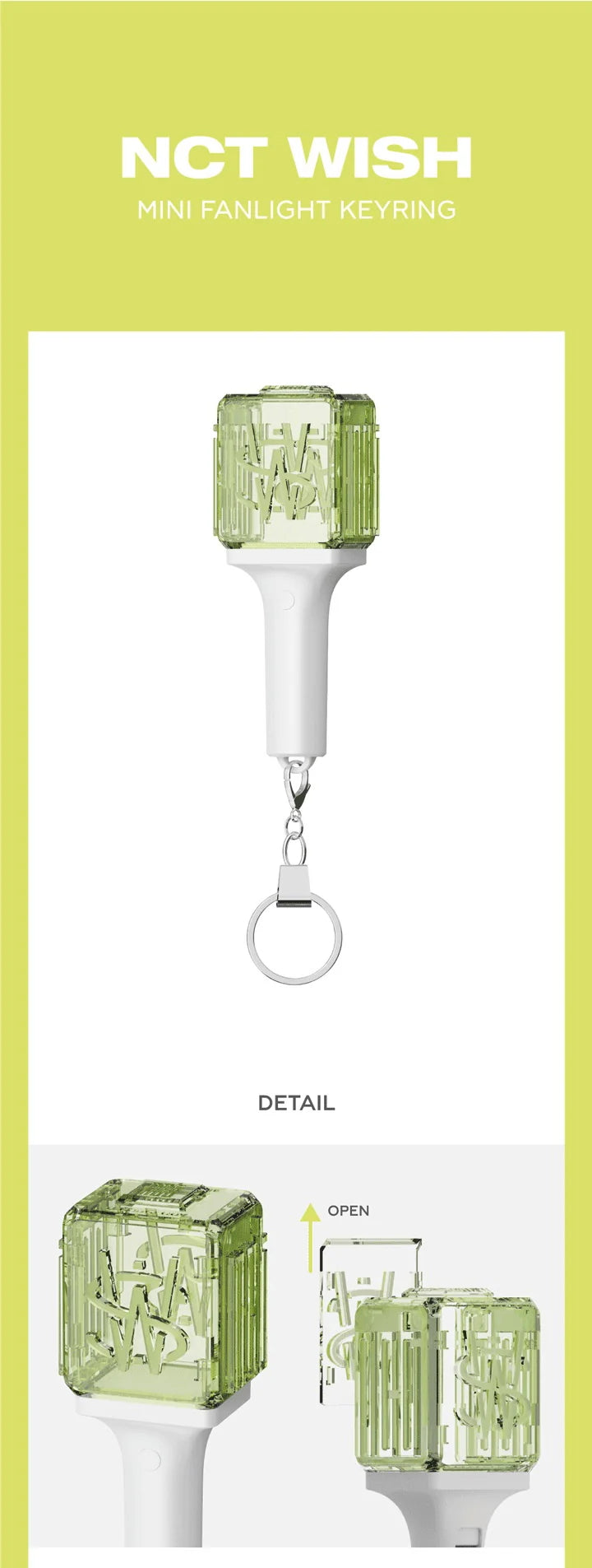 NCT WISH - MINI FANLIGHT KEYRING VER.2.0