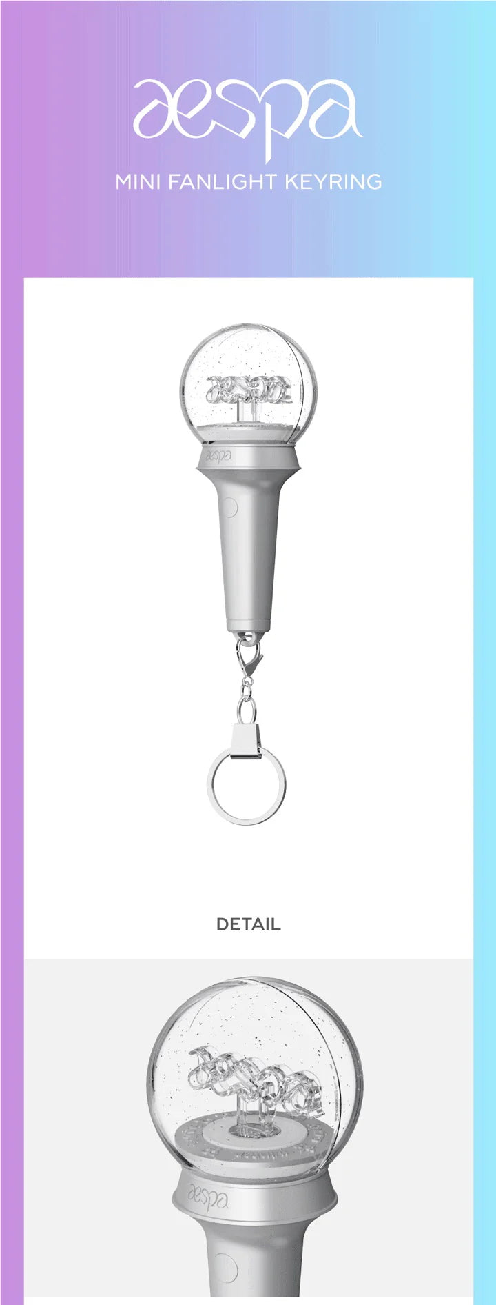 AESPA - MINI FANLIGHT KEYRING
