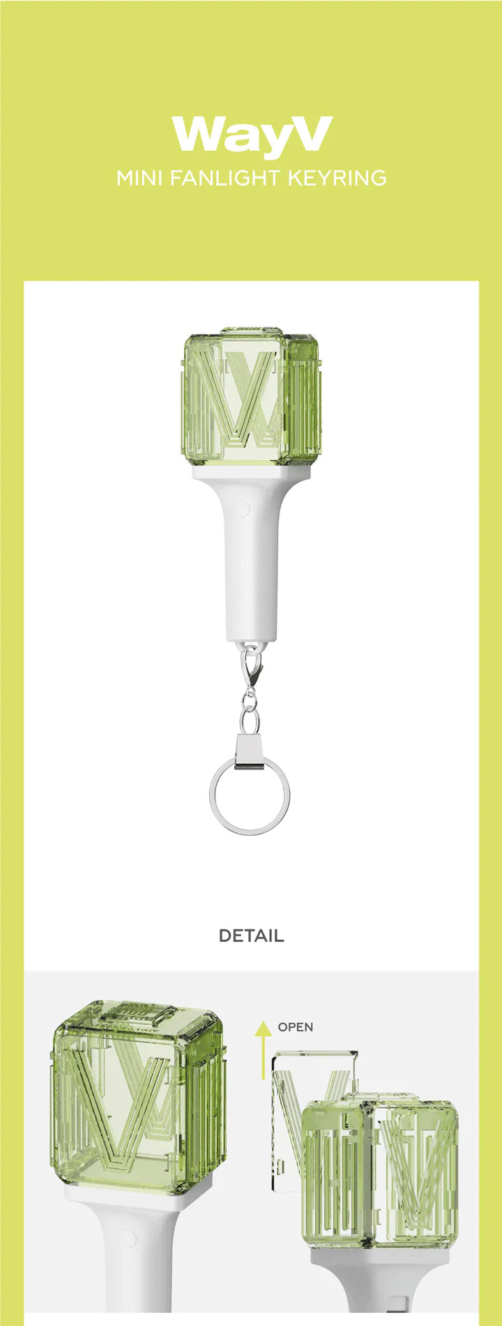 WAYV - MINI FANLIGHT KEYRING VER.2.0
