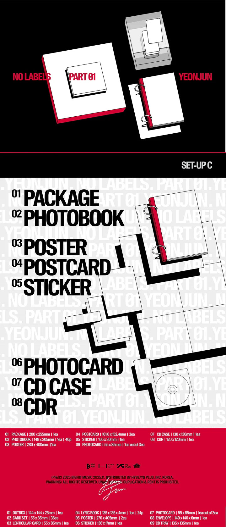 YEONJUN (TXT) - NO LABELS: PART 01 ALBUM