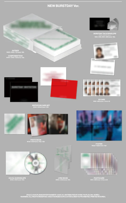 SEVENTEEN - HAPPY BURSTDAY 5TH ALBUM