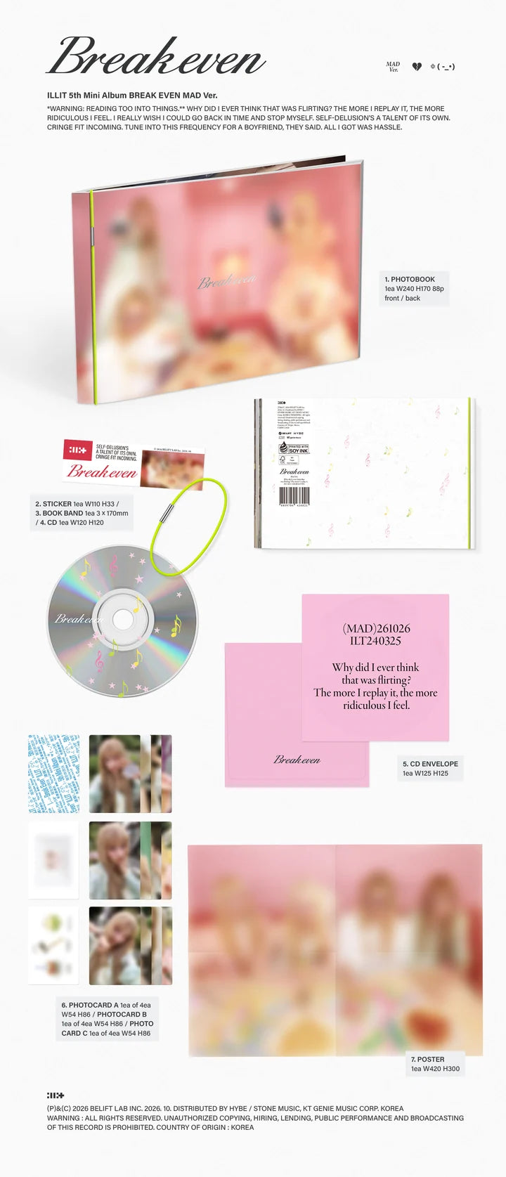 (PRE-ORDER) ILLIT - BREAK EVEN 5TH MINI ALBUM