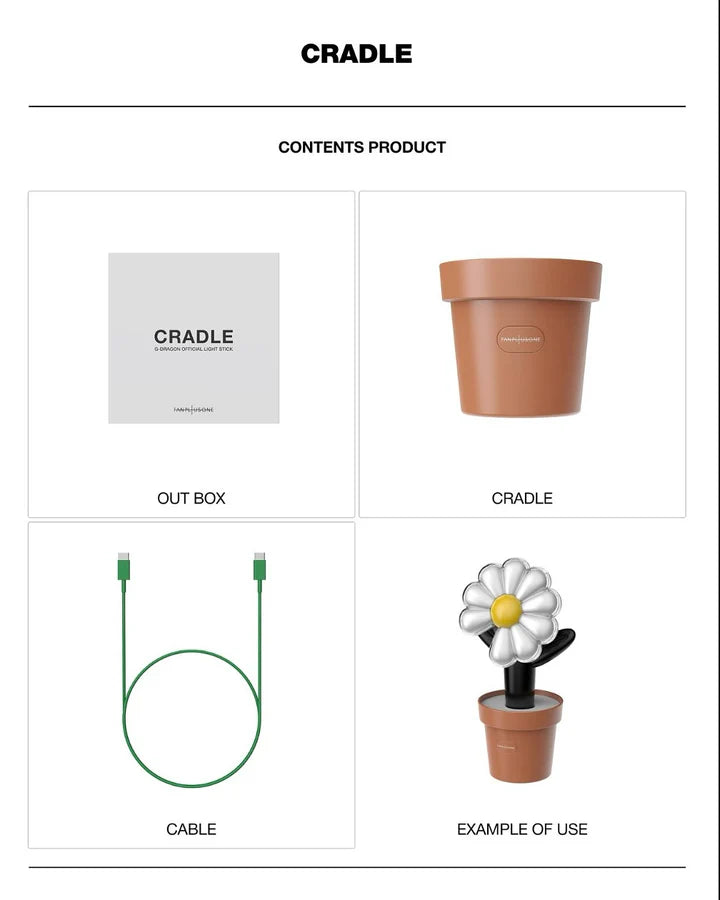G-DRAGON (BIGBANG) - ÜBERMENSCH MEDIA EXHIBITION OFFICIAL MD LIGHT STICK CRADLE