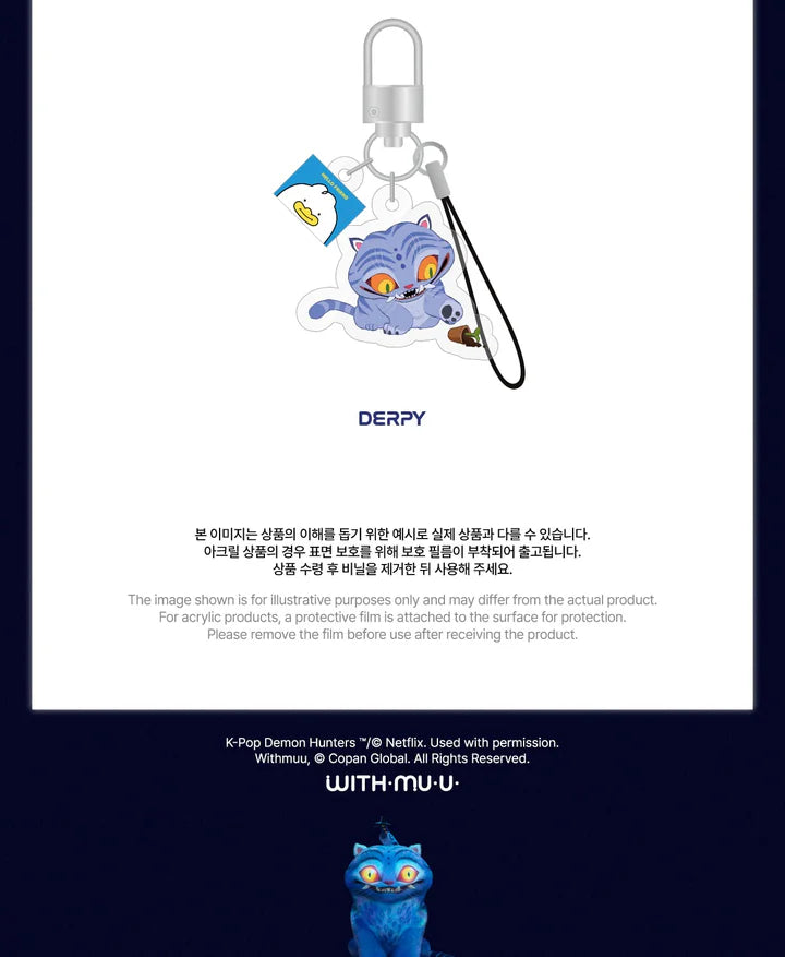 KPOP DEMON HUNTERS - OFFICIAL LIGHT STICK KEYRING CHARM