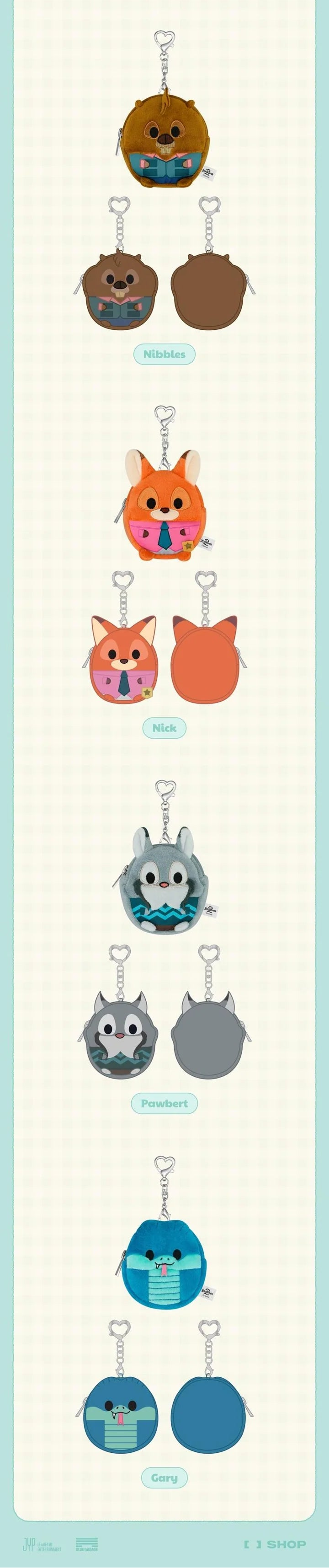 (PRE-ORDER) STRAY KIDS - ZOOTOPIA2 X SKZOO MD PLUSH COIN POUCH