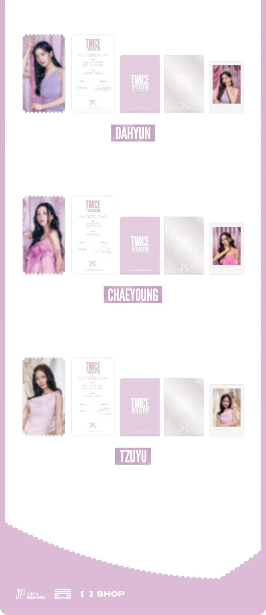 TWICE - THIS IS FOR WORLD TOUR MD SPECIAL TICKET SET