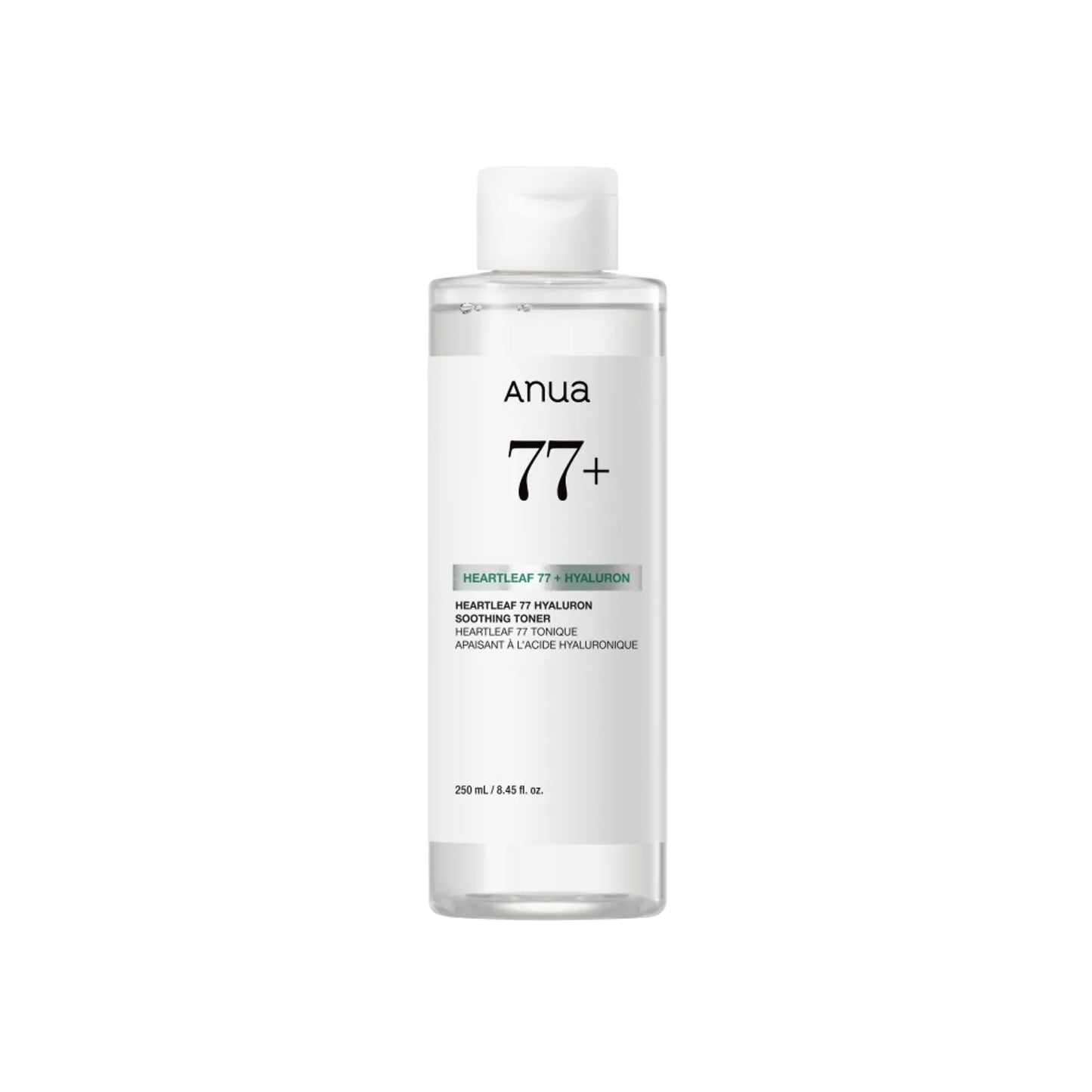 ANUA - HEARTLEAF 77 + HYALURON SOOTHING TONER 250ML
