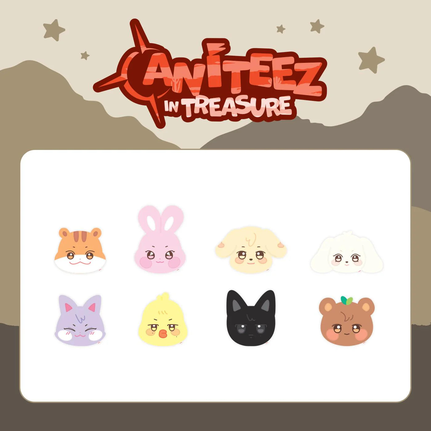 ATEEZ - ANITEEZ IN TREASURE POP-UP MD PLUSH CUSHION