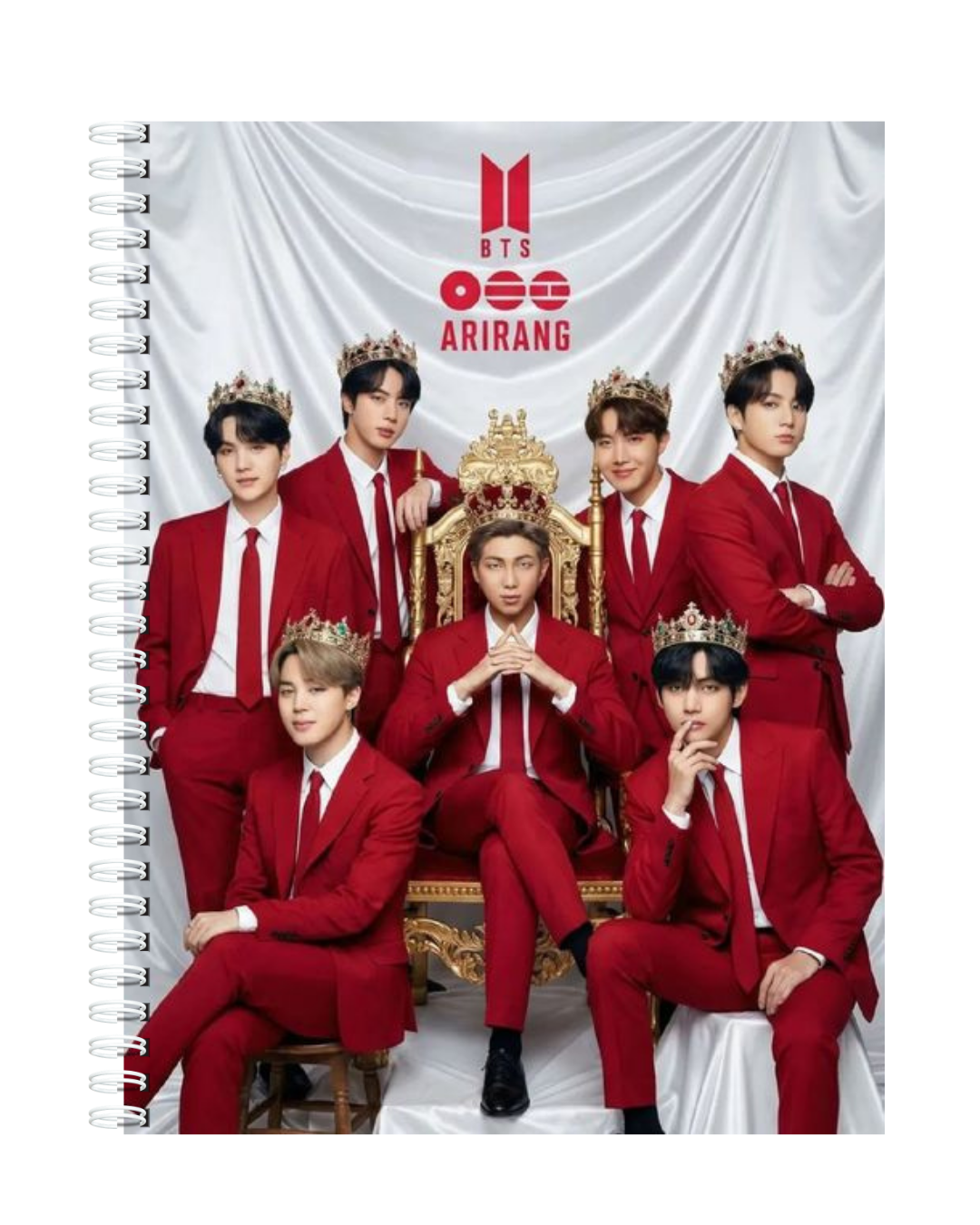 BTS - ARIRANG TOUR 2026 BLANK PAPER NOTEBOOK