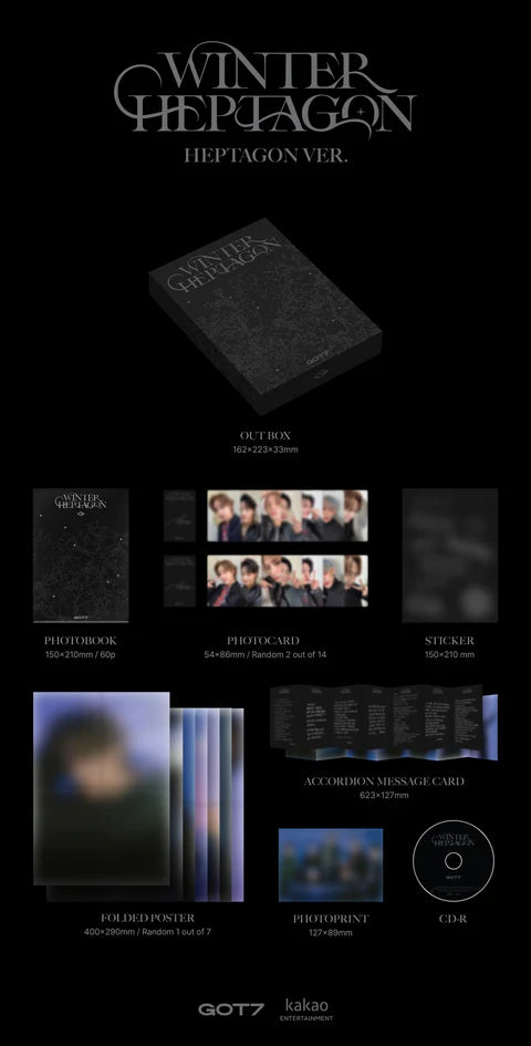 GOT7 - MINIÁLBUM HEPTÁGONO DE INVIERNO