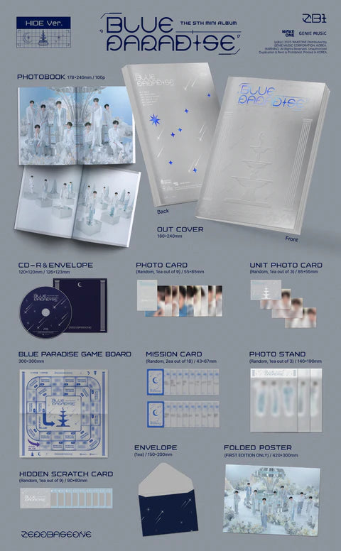ZEROBASEONE - BLUE PARADISE 5TH MINI ALBUM