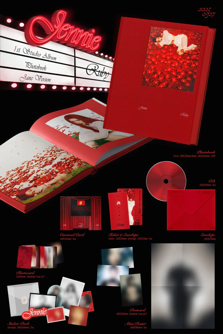 JENNIE (BLACKPINK) - RUBY THE 1ST STUDIO ALBUM