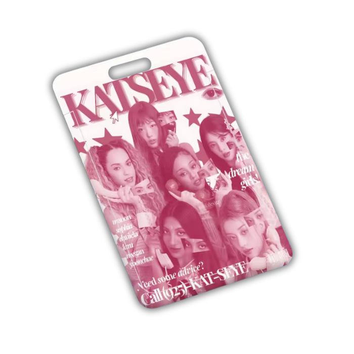 KATSEYE PHOTOCARD HOLDER PINK