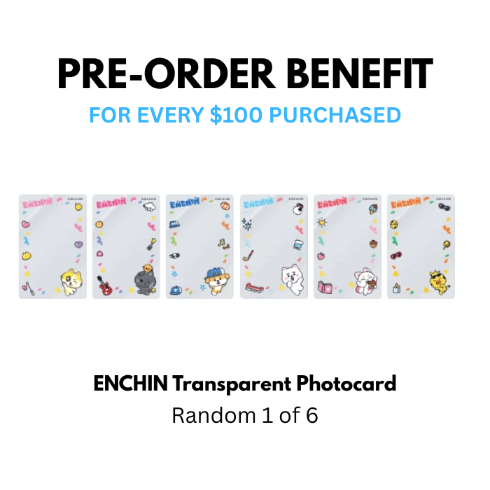 đâ GIFT PRE-ORDER BENEFIT - ENHYPEN ENCHIN
