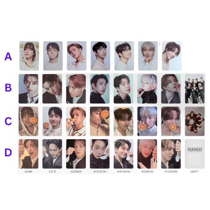 GOT7 - NESTFEST MD TRADING CARD