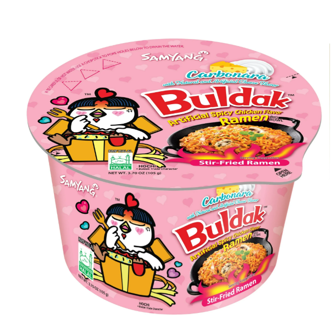 SAMYANG BULDAK CUP RAMEN KOREAN 3.70OZ