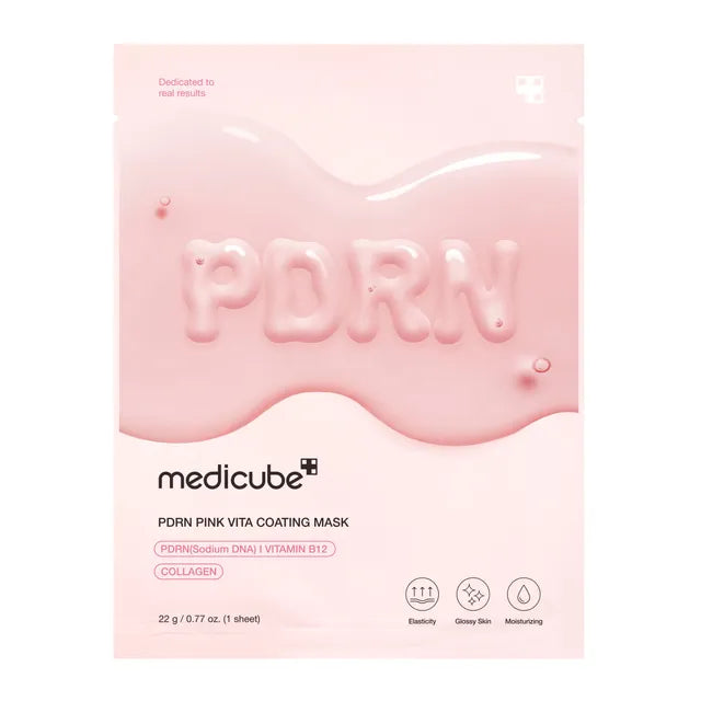 MEDICUBE - PDRN PINK VITA COATING MASK 1EA