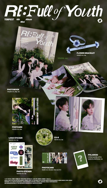 TEMPEST - RE: FULL OF YOUTH 6TH MINI ALBUM