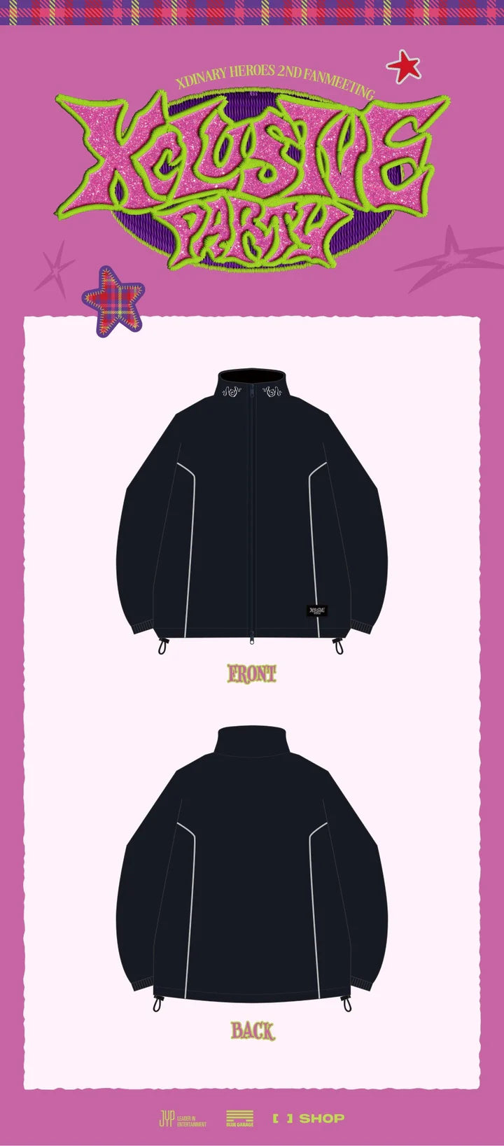 (PRE-ORDER) XDINARY HEROES - XCLUSIVE PARTY 2ND FANMEETING OFFICIAL MD WIND BREAKER
