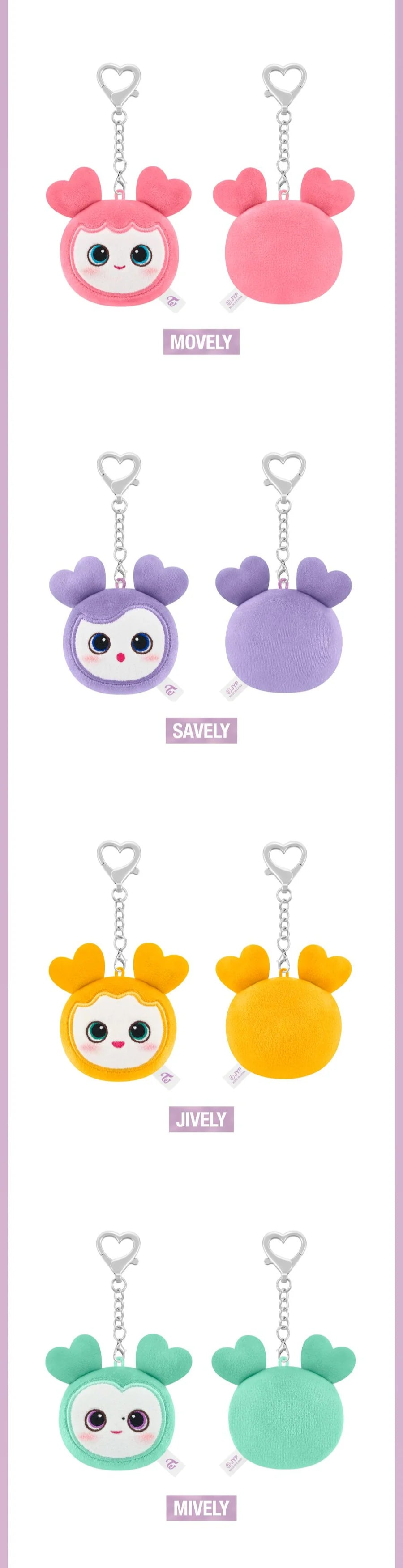 (PRE-ORDER) TWICE - THIS IS FOR WORLD TOUR MD LOVELY FACE KEYRING