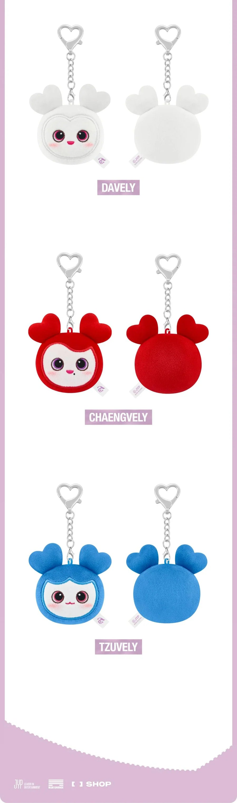 (PRE-ORDER) TWICE - THIS IS FOR WORLD TOUR MD LOVELY FACE KEYRING