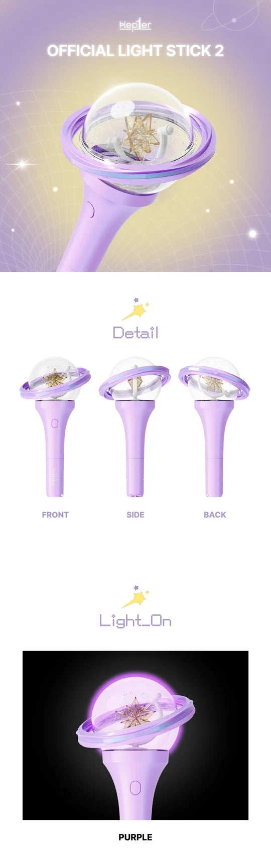 KEP1ER - OFFICIAL LIGHT STICK VER.2