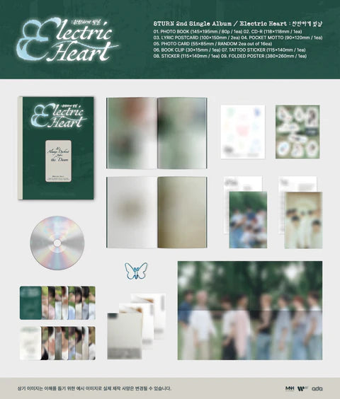 8TURN - ELECTRIC HEART 2ND SINGLE ALBUM