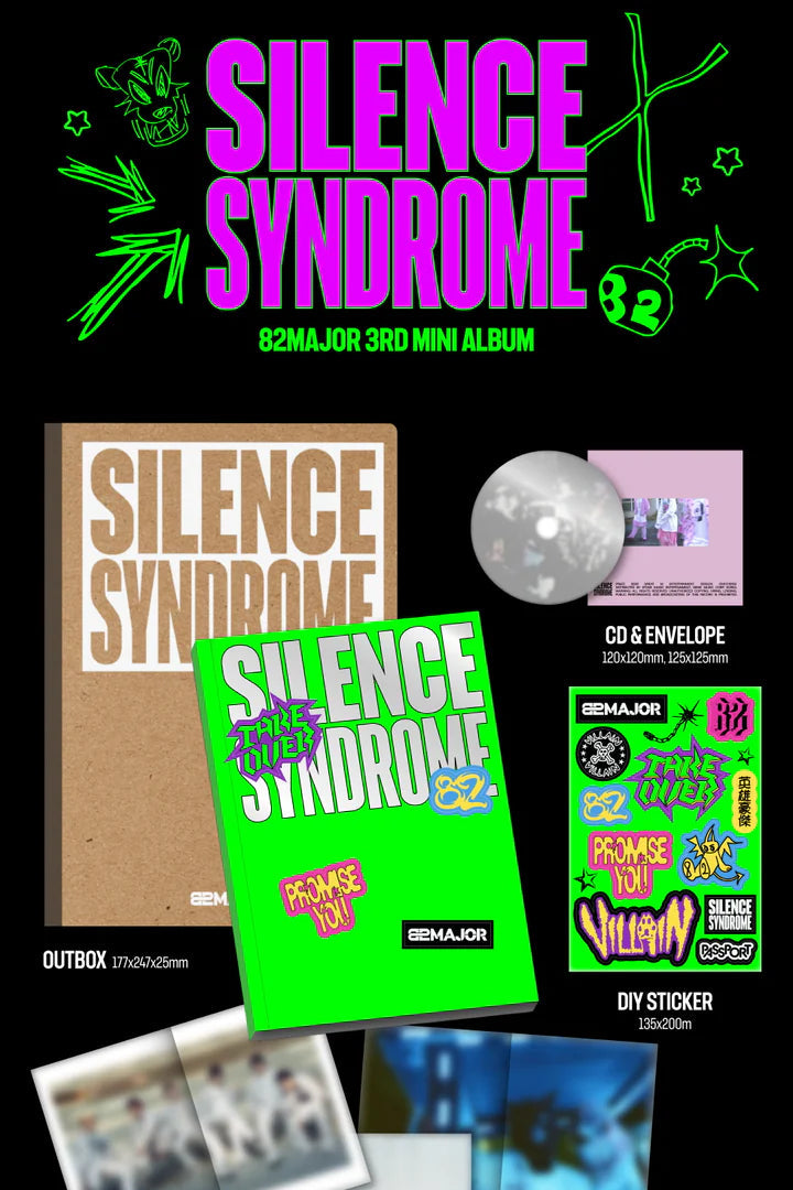82MAJOR - SILENCE SYNDROME 3RD MINI ALBUM