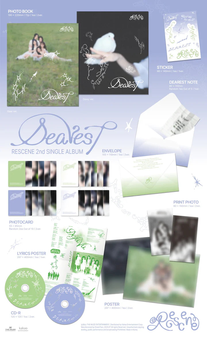RESCENE - DEAREST 2ND SINGLE ALBUM