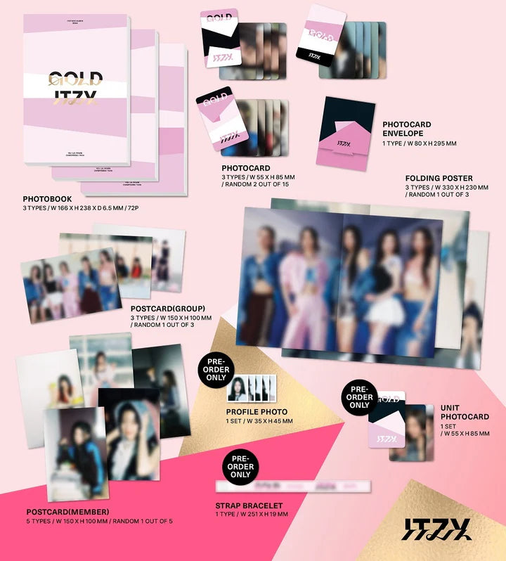 ITZY - GOLD 9TH MINI ALBUM