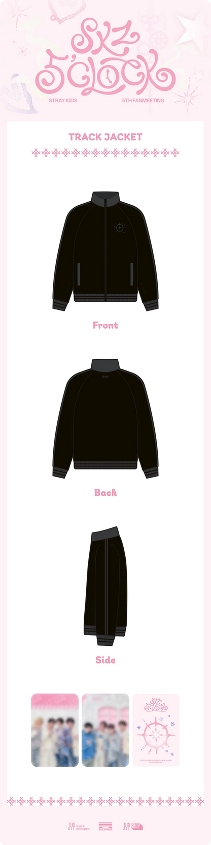 (PRE-ORDER) STRAY KIDS - SKZ 5'CLOCK OFFICIAL MD TRACK JACKET