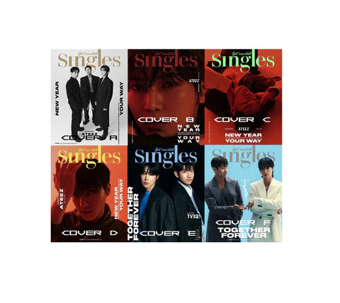 SINGLES MAGAZINE KOREAN - JANUARY 2024 ATEEZ & TVZQ