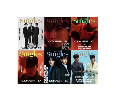 SINGLES MAGAZINE KOREAN - JANUARY 2024 ATEEZ & TVZQ