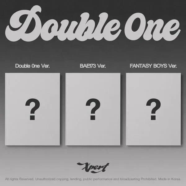 (PRE-ORDER) DOUBLE ONE - XPERT 1ST MINI ALBUM