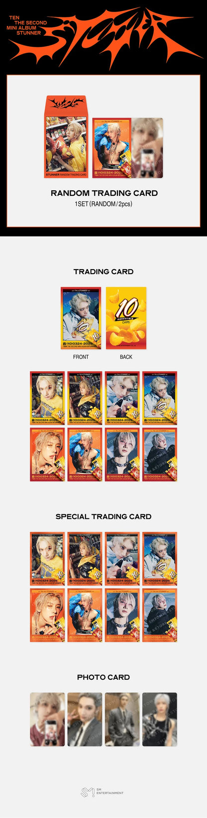 TEN - STUNNER OFFICIAL MD RANDOM TRADING CARD SET