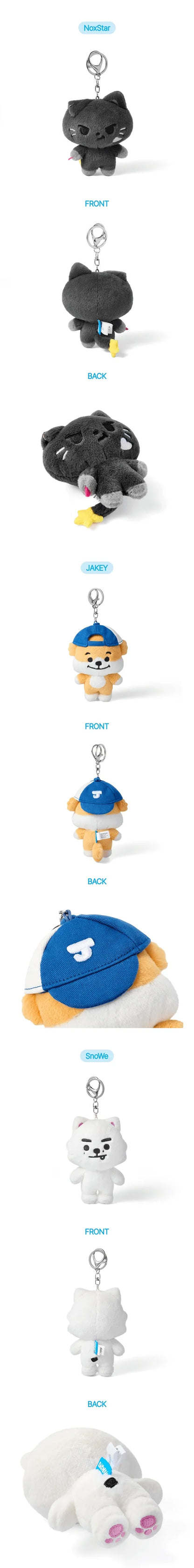 (PRE-ORDER) ENHYPEN - ENCHIN OFFICIAL CHARACTER MD PLUSH KEYRING