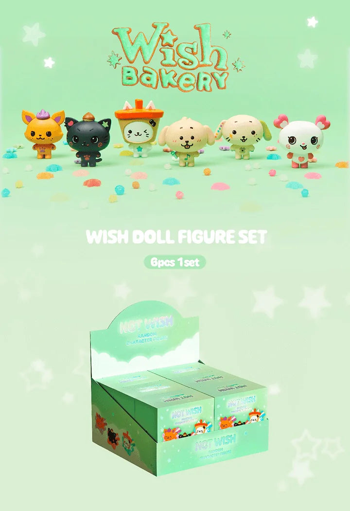 NCT WISH - WISH BAKERY MD OFICIAL CAJA SORPRESA SET DE FIGURAS WISH DOLL