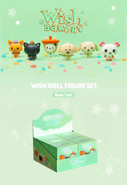 NCT WISH - WISH BAKERY MD OFICIAL CAJA SORPRESA SET DE FIGURAS WISH DOLL
