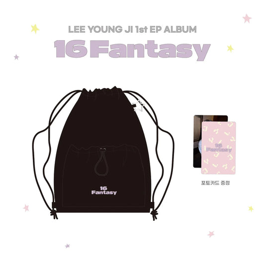 LEE YOUNG JI - 16 FANTASY 1ST EP ALBUM OFFICIAL MD STRING BAG