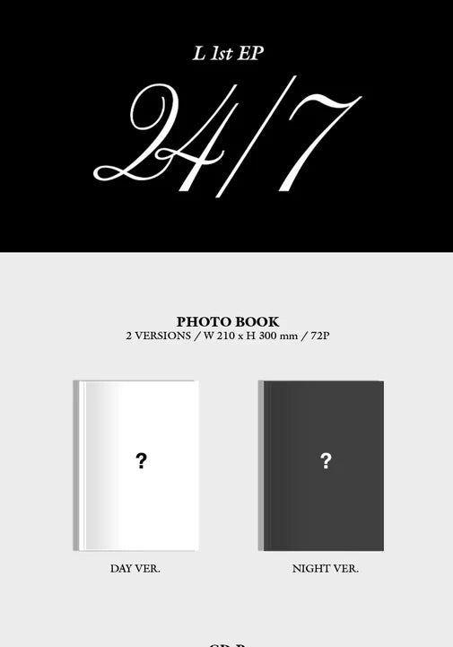 L (KIM MYUNGSOO) - 24/7 1ST EP ALBUM