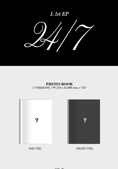 L (KIM MYUNGSOO) - 24/7 1ST EP ALBUM