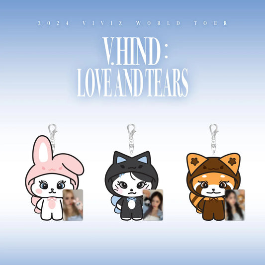 (PRE-ORDER) VIVIZ- 2024 1ST WORLD TOUR V.HIND: LOVE AND TEARS [PLUSH KEYRING]