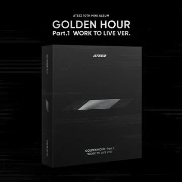 ATEEZ - GOLDEN HOUR PART.1 10TH MINI ALBUM [WORK TO LIVE VER.]